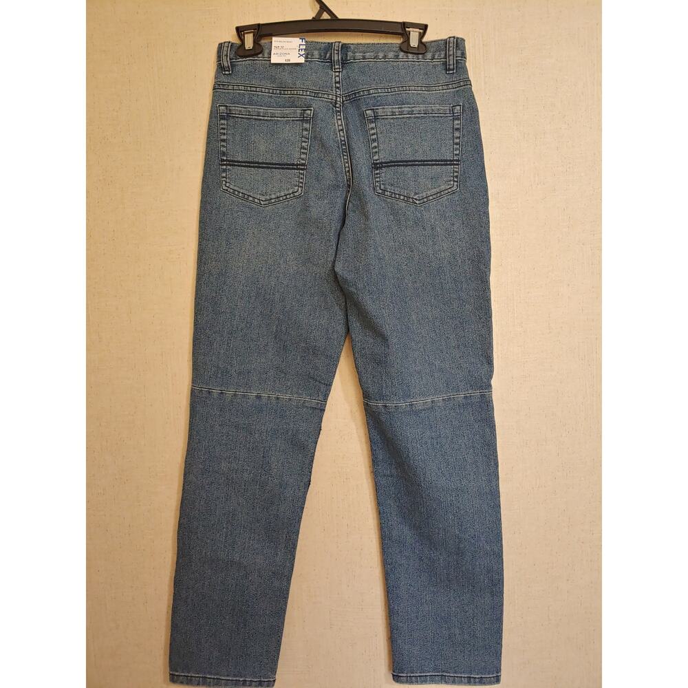 Boys NWT Arizona Dark Moto Slim Fit Jeans sz 20 - Picture 3 of 5